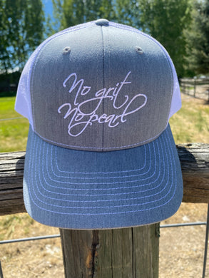 No Grit No Pearl Grey Cap