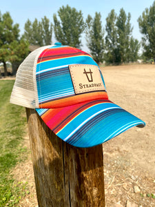 SALE Serape Leather Patch