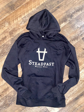 Black And White Logo Hoodie